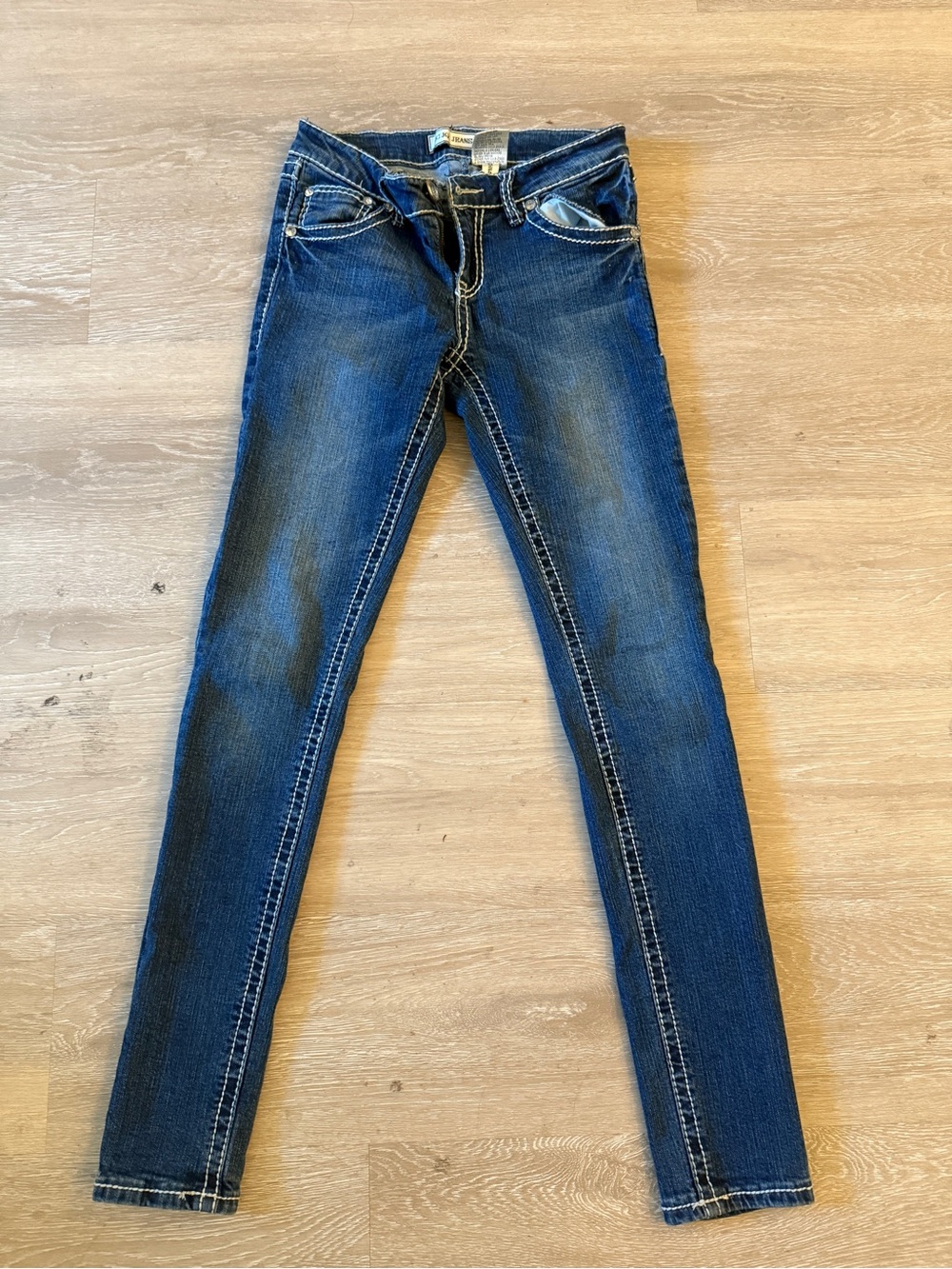 Slim Fit Dark Blue Women's Stretch Skinny Jeans